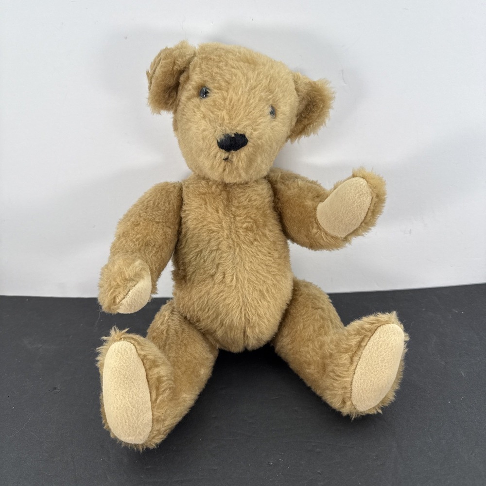 Pat Ryder 16" Jointed Light Brown Tan Teddy Bear Artisan Made